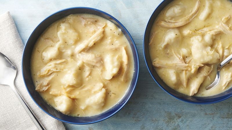 5-Ingredient Chicken and Dumplings for Two