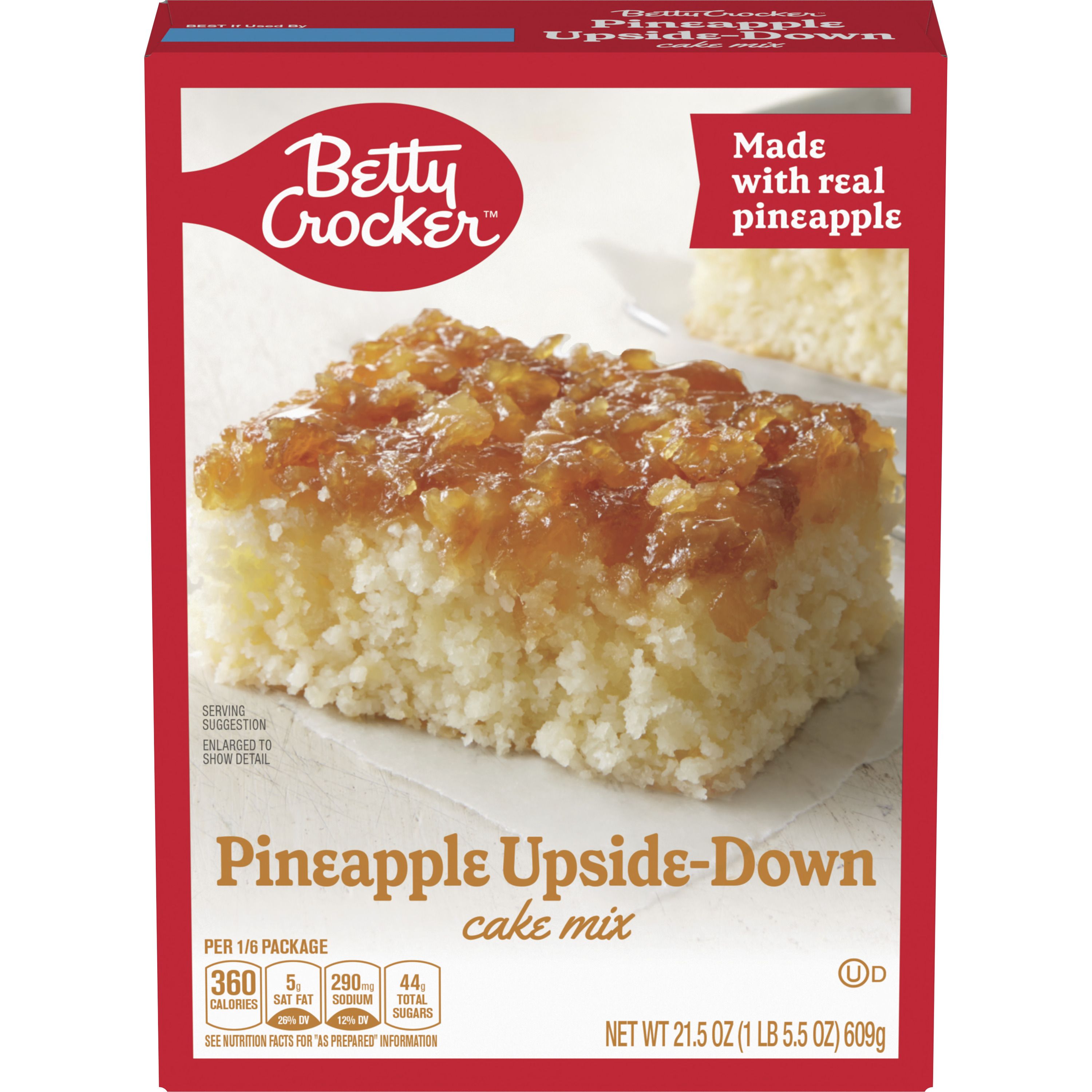 Betty Crocker™ Pineapple Upside Down Cake Mix and Topping - Front