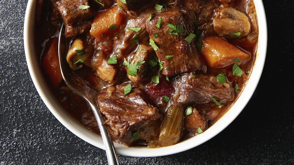 Instant Pot Beef Burgundy Stew