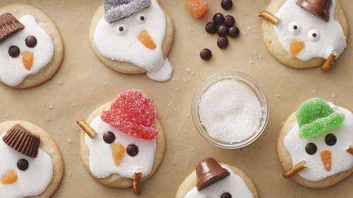 Super-Easy Melted Snowman Cookies