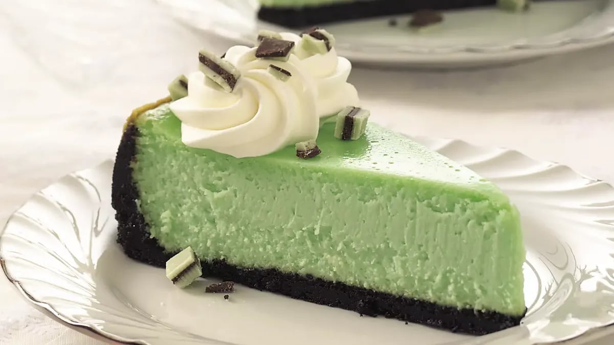 Crème de Menthe Cheesecake