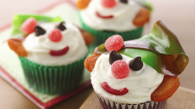 Red Velvet Holiday Elf Cupcakes