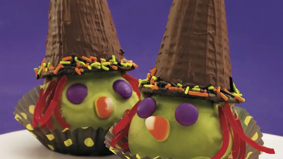 Halloween Witch Cake Balls