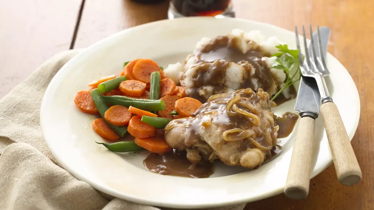 Beer-Braised Chicken