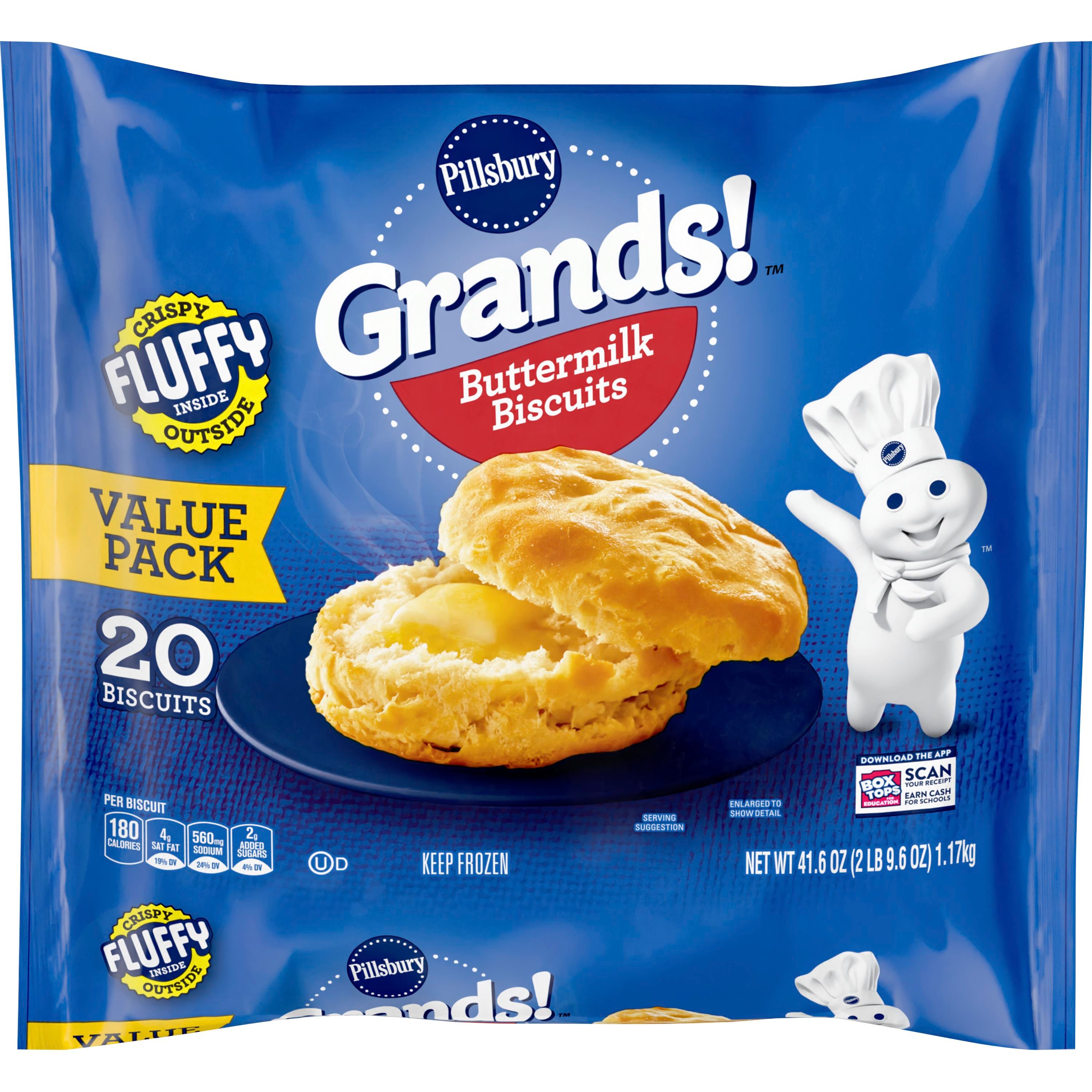 Grands!™ Buttermilk Frozen Biscuits (20 count) - Front