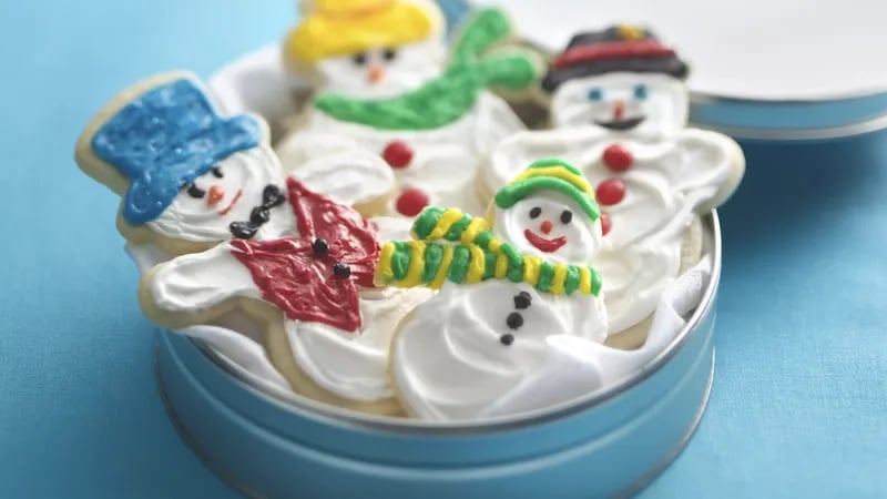 Snowman Cookie Friends