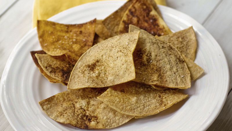 Baked Chili Lime Chips