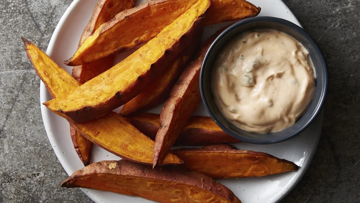 Air Fryer Cajun Sweet Potato Wedges