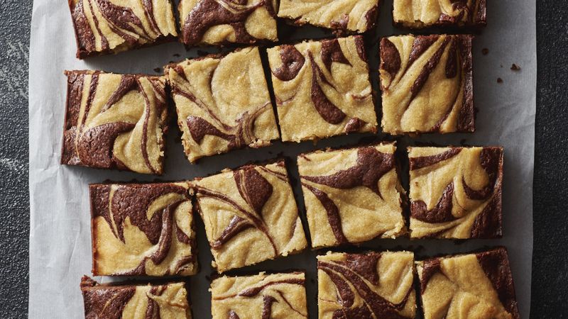 Tahini-Swirled Brownies