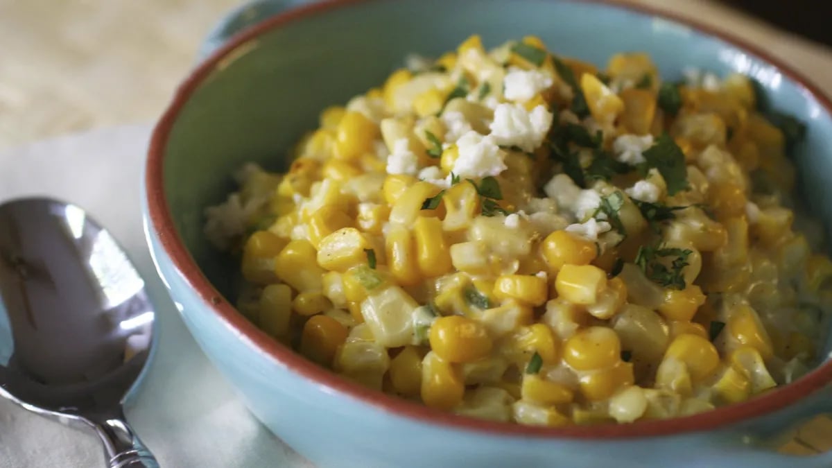 Mexican Lime-Cream Corn