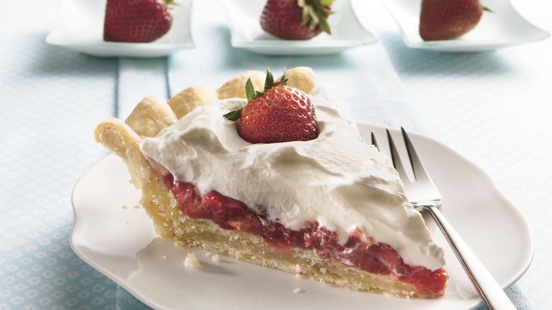 Stuffed-Crust Strawberry Cream Pie