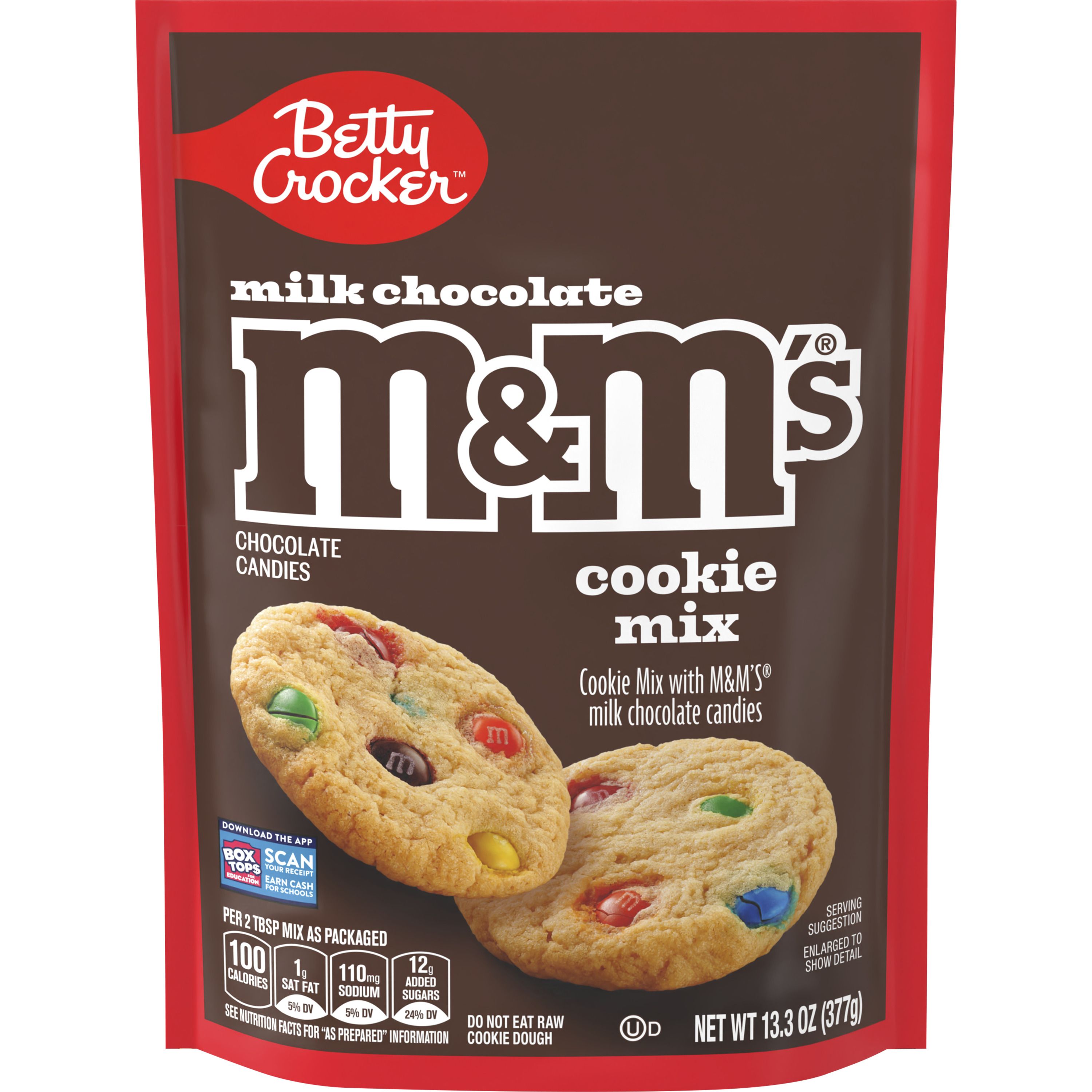 Betty Crocker™ Milk Chocolate M&M's® Cookie Mix - Front