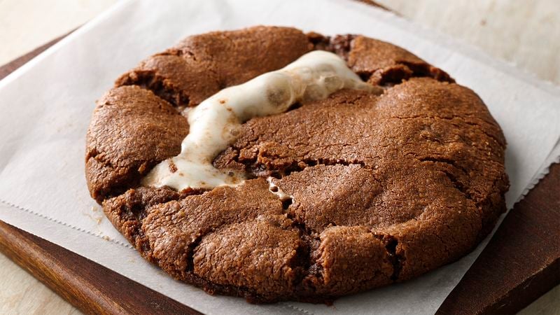 Hot Chocolate-Marshmallow Cookies