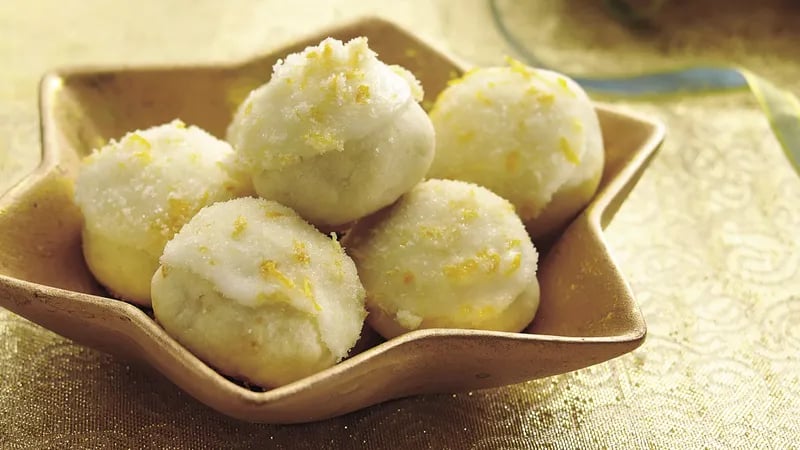 Glazed Orange-Almond Cookies