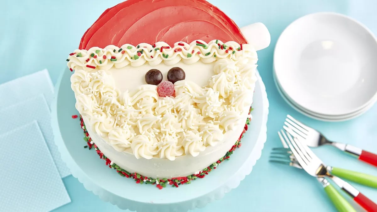 Jolly Santa Claus Cake