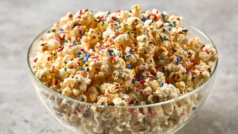 Birthday online cake popcorn