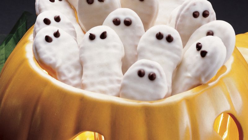 Frightfully Easy Ghost Cookies