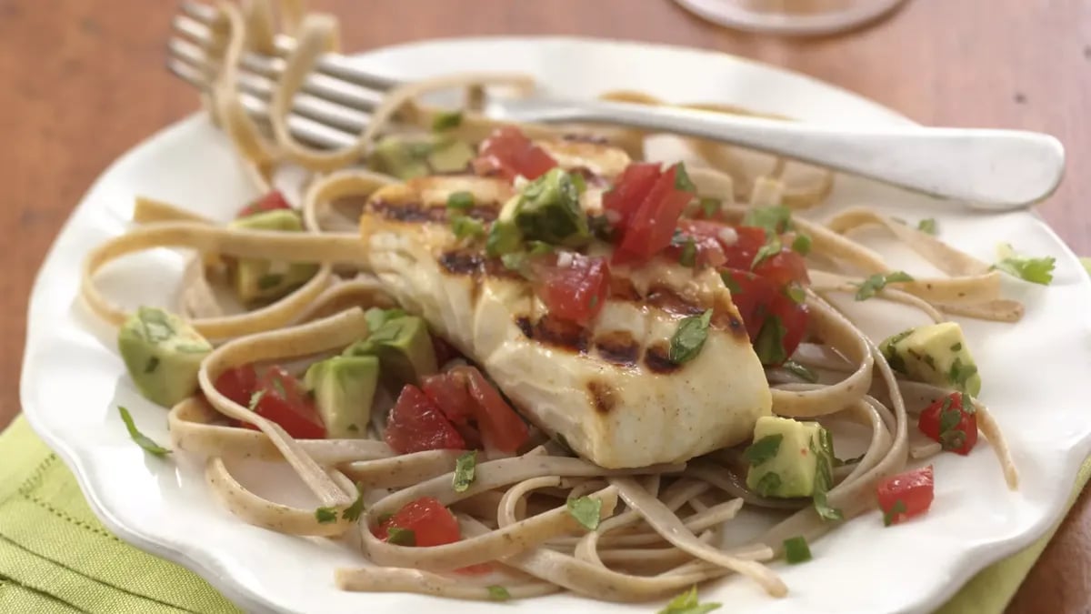 Heart Healthy Cookbook Grilled Halibut