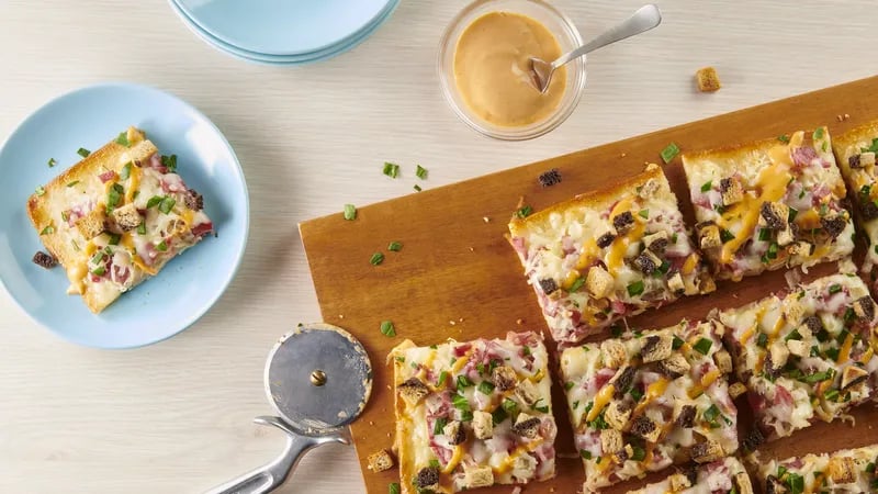 Reuben Flatbread Pizza