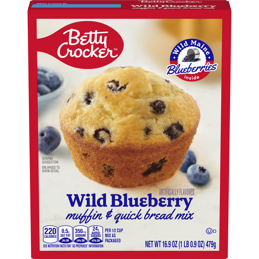 Betty Crocker™ Wild Blueberry Box Muffin Mix - BettyCrocker.com