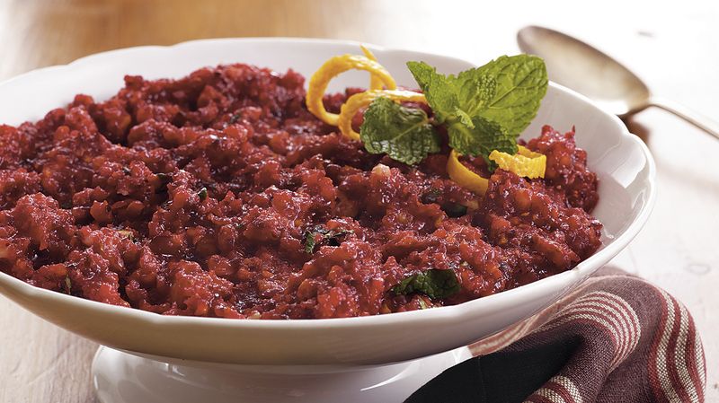 Minted Cranberry Relish