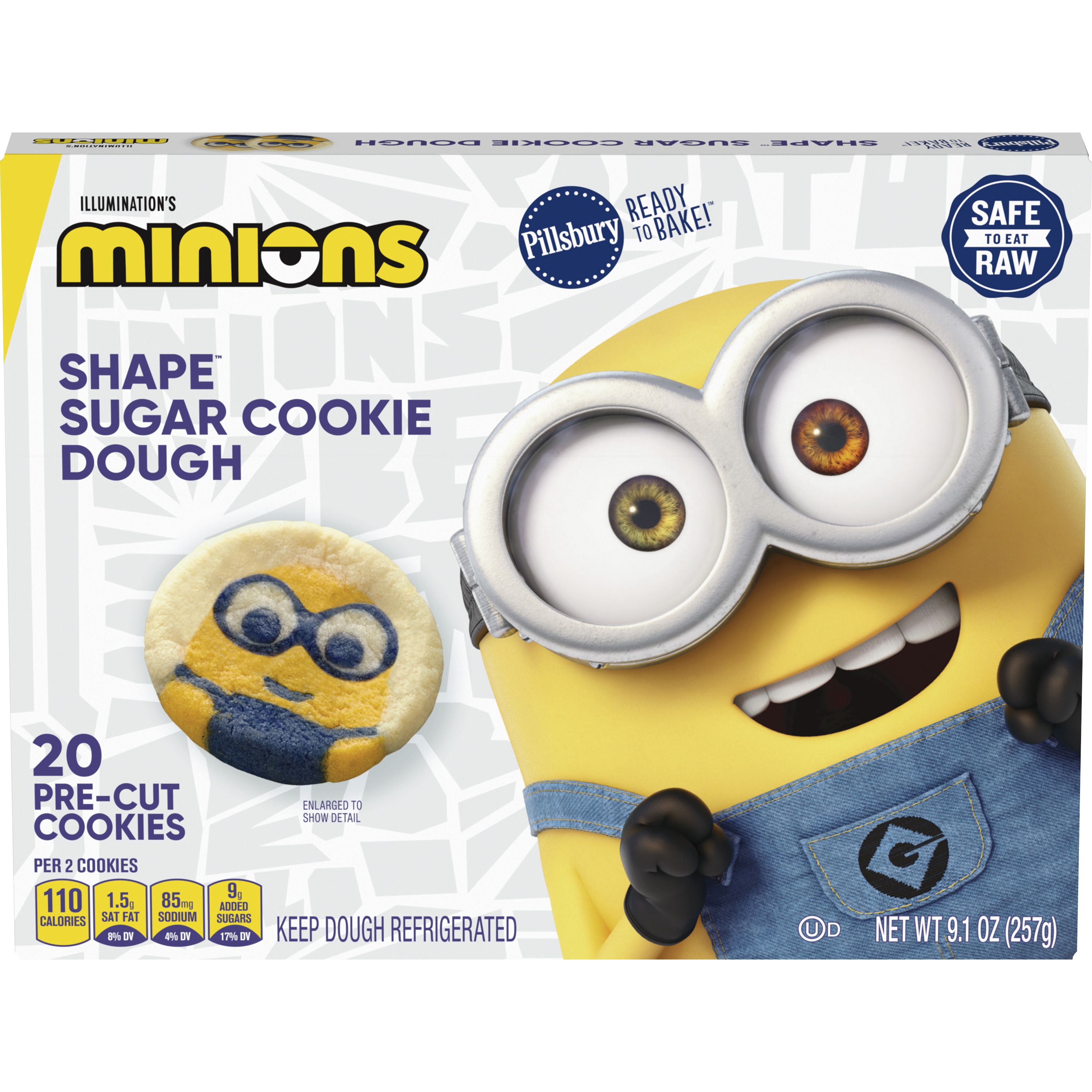 Pillsbury™ Shape™ Minions Sugar Cookie Dough - Front