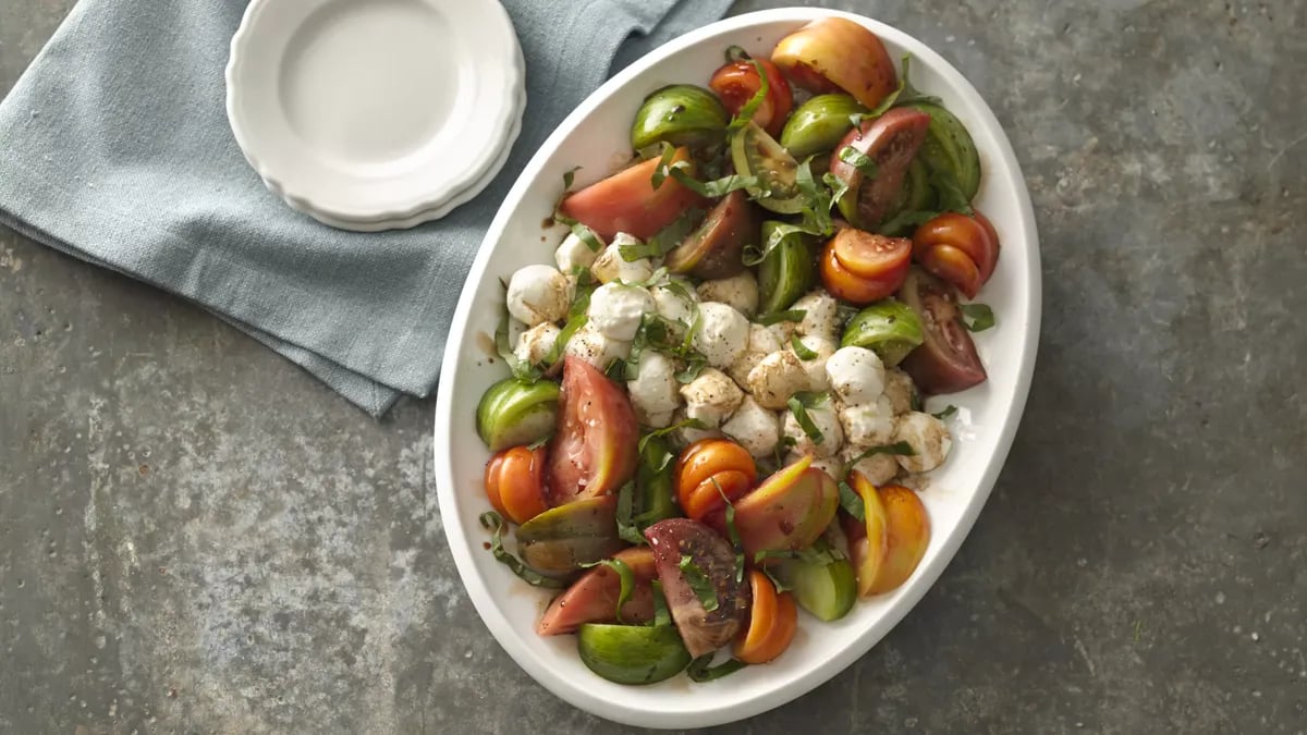 Heirloom Tomato Caprese Salad