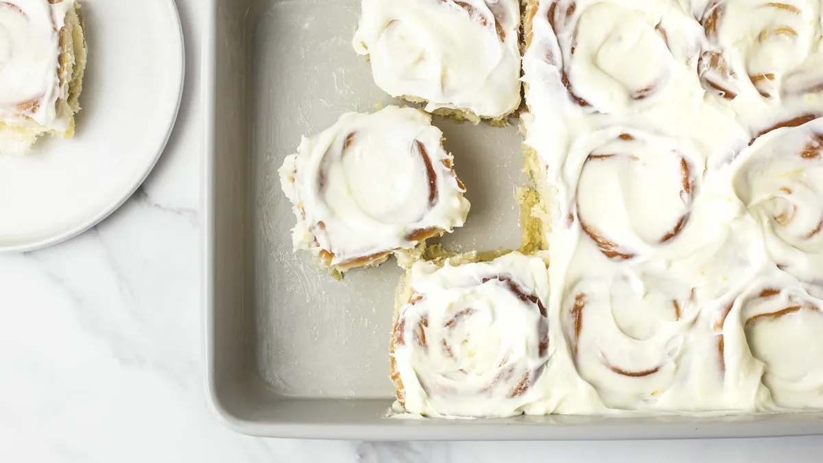 Lemon Cream Cheese Sweet Rolls