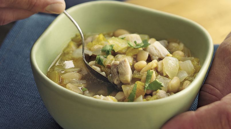Green Chile, Chicken and Bean Chili