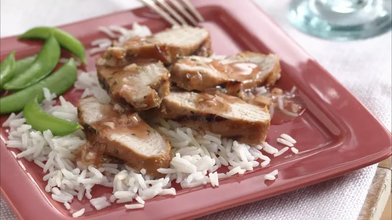 Plum-Glazed Turkey Tenderloins