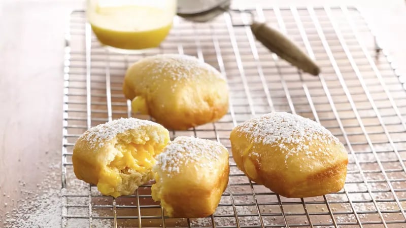 Lemon Filled Doughnuts