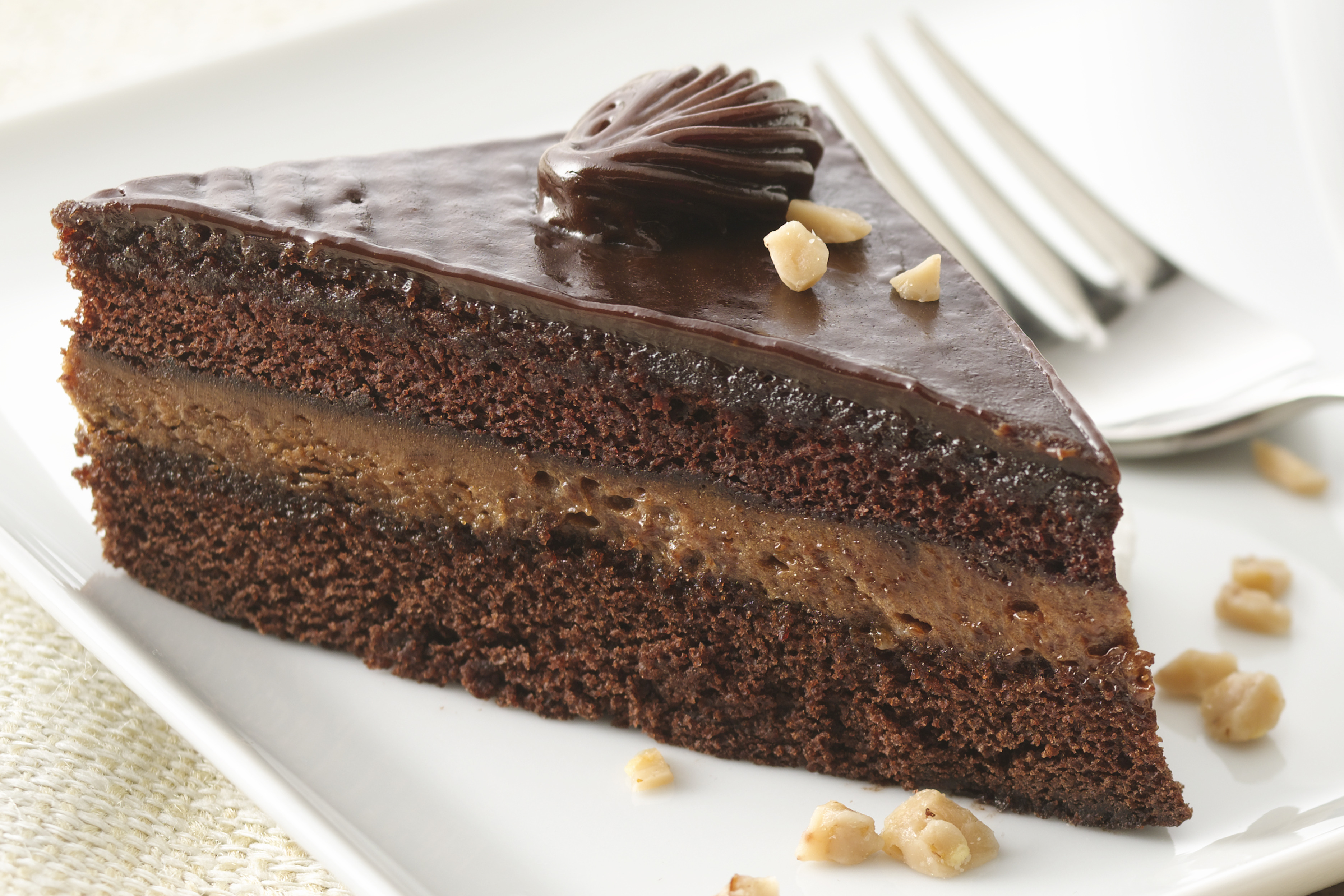 Chocolate & Hazelnut Praline Crunch Cake [Chocolate Base] - The Bakke Maison