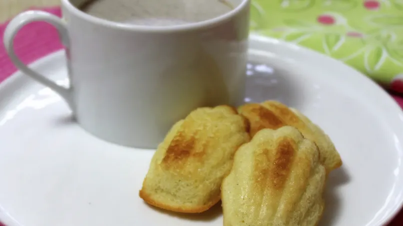 Orange and Cardamom Madeleines