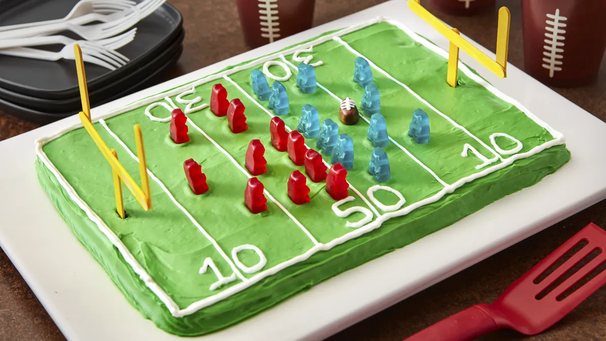 Football Field Brownies