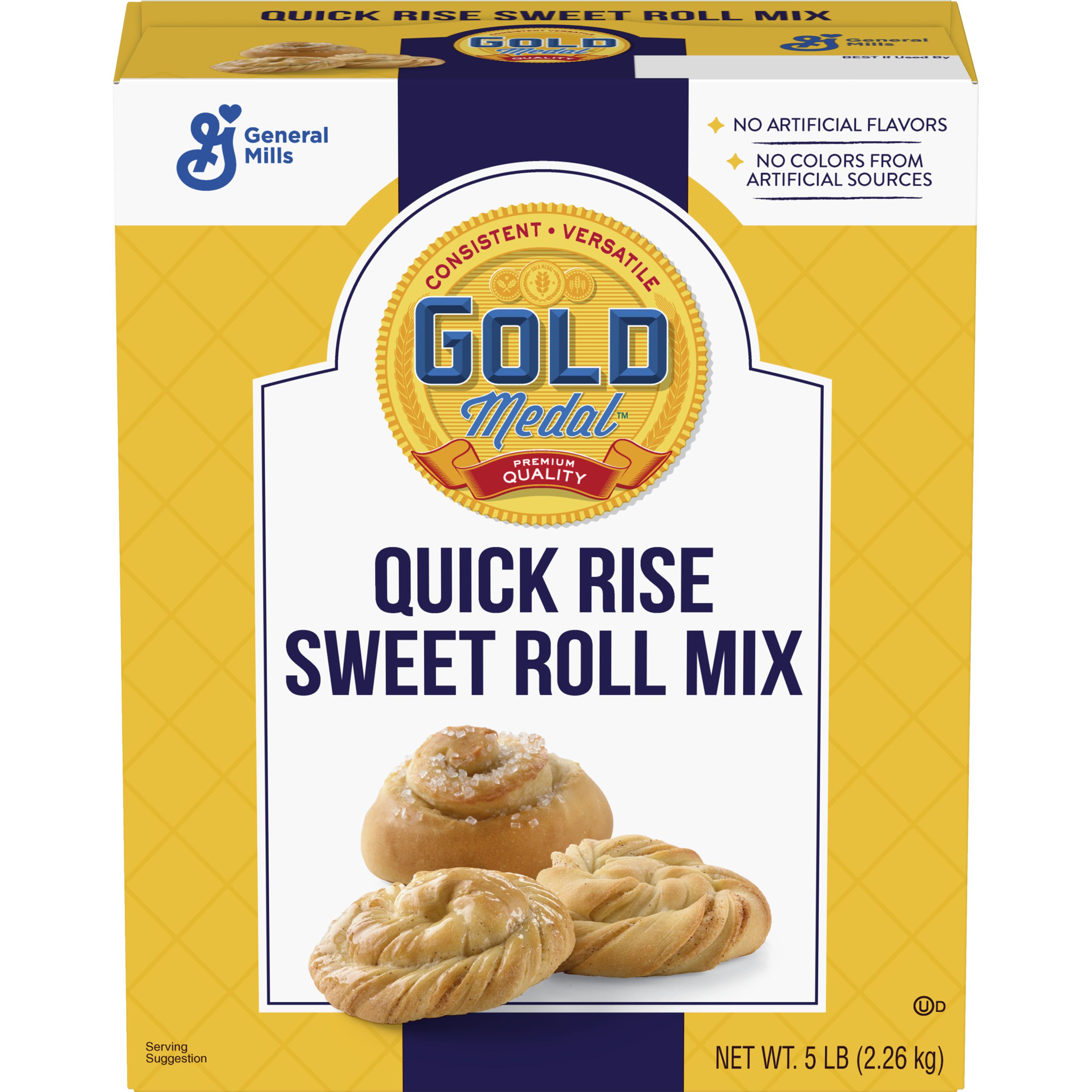 Gold Medal™ Sweet Roll Mix Quick Rise 5 lb