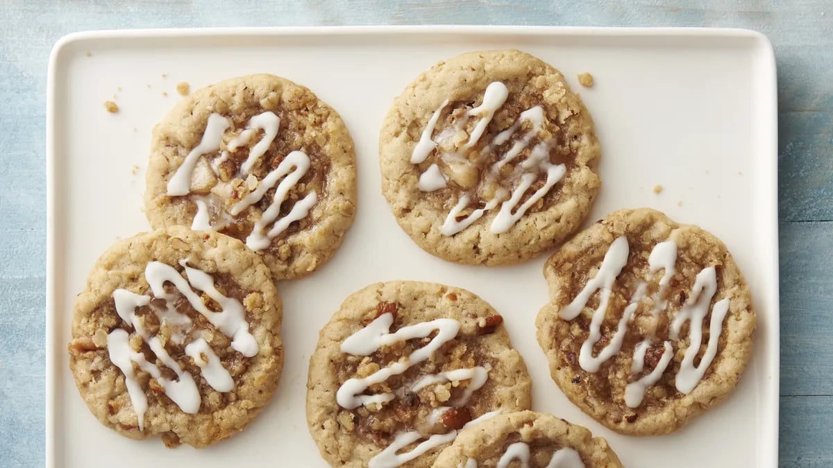 Apple Crisp Thumbprint Cookies