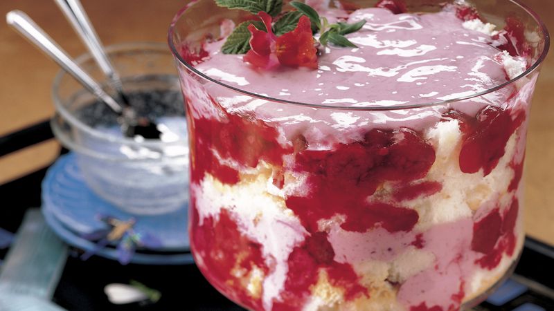 Easy Raspberry Trifle