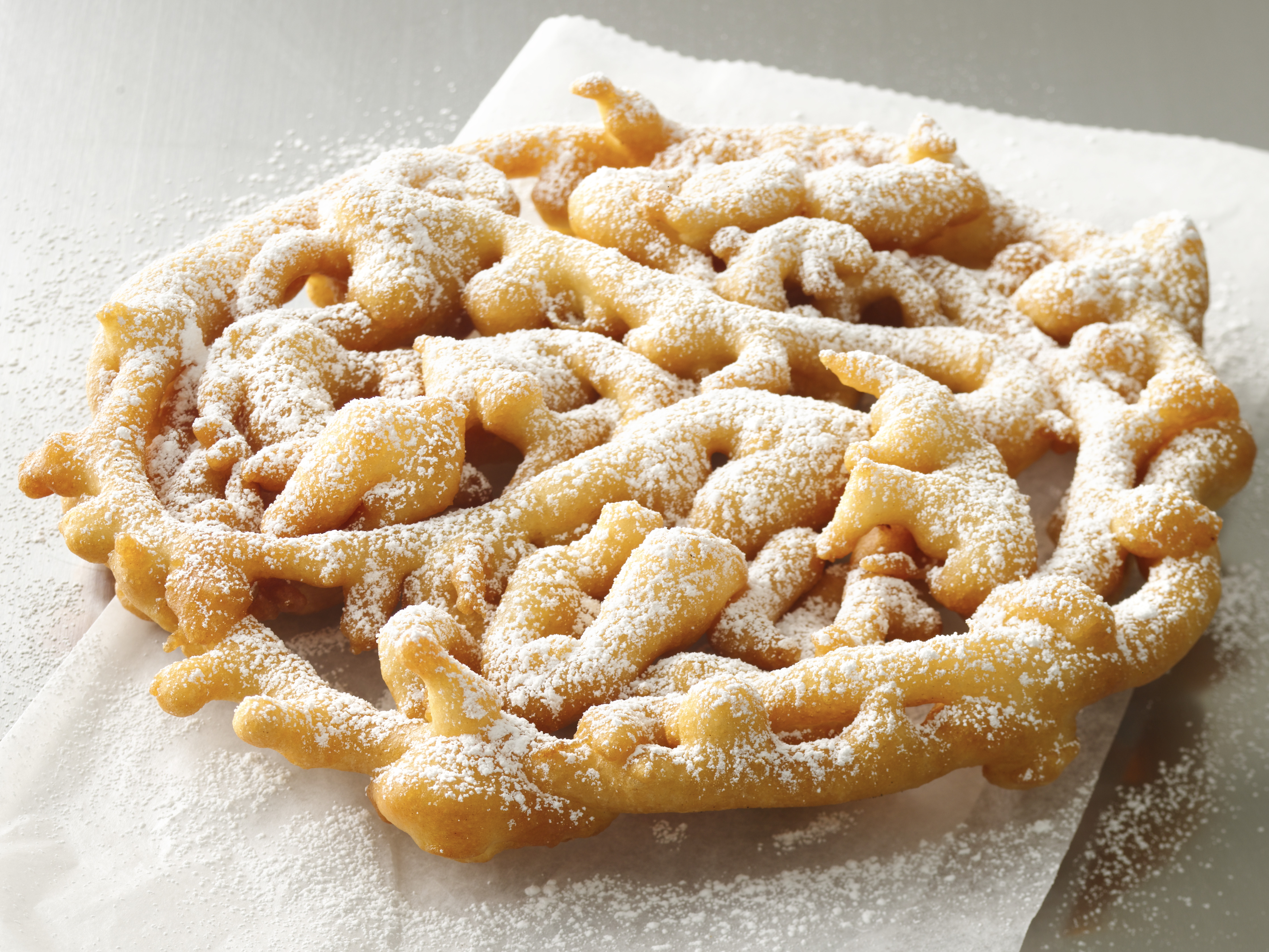 funnel cake with pancake mix | Created by Diane