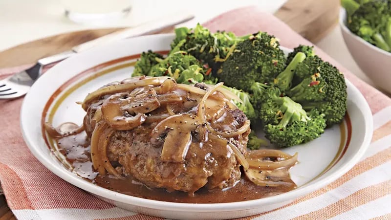 Hamburger Steak with Gravy