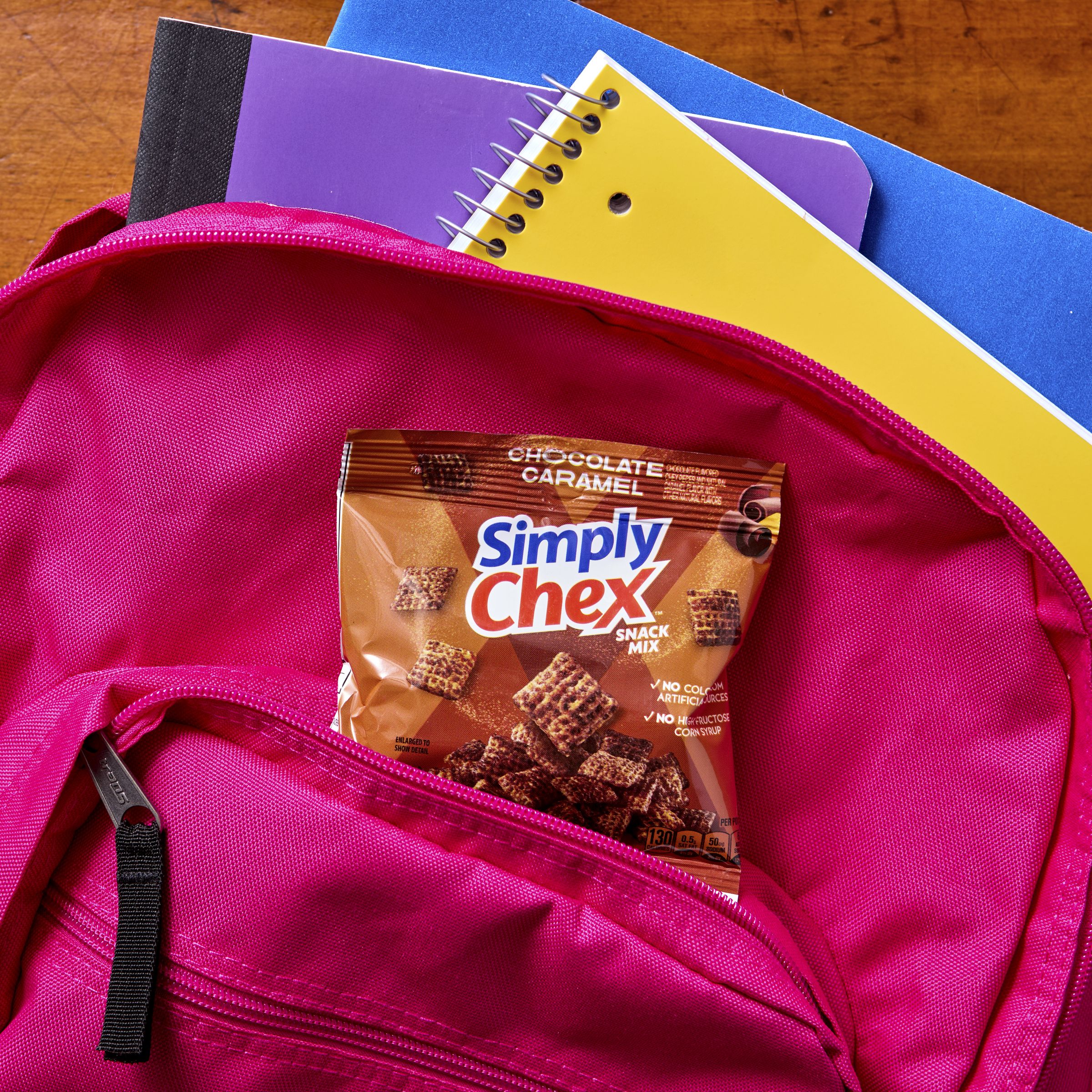  Styled Simply Chex Snack Mix Single Serve Pouch Whole Grain-Rich Chocolate Caramel 60/1.03 OZ