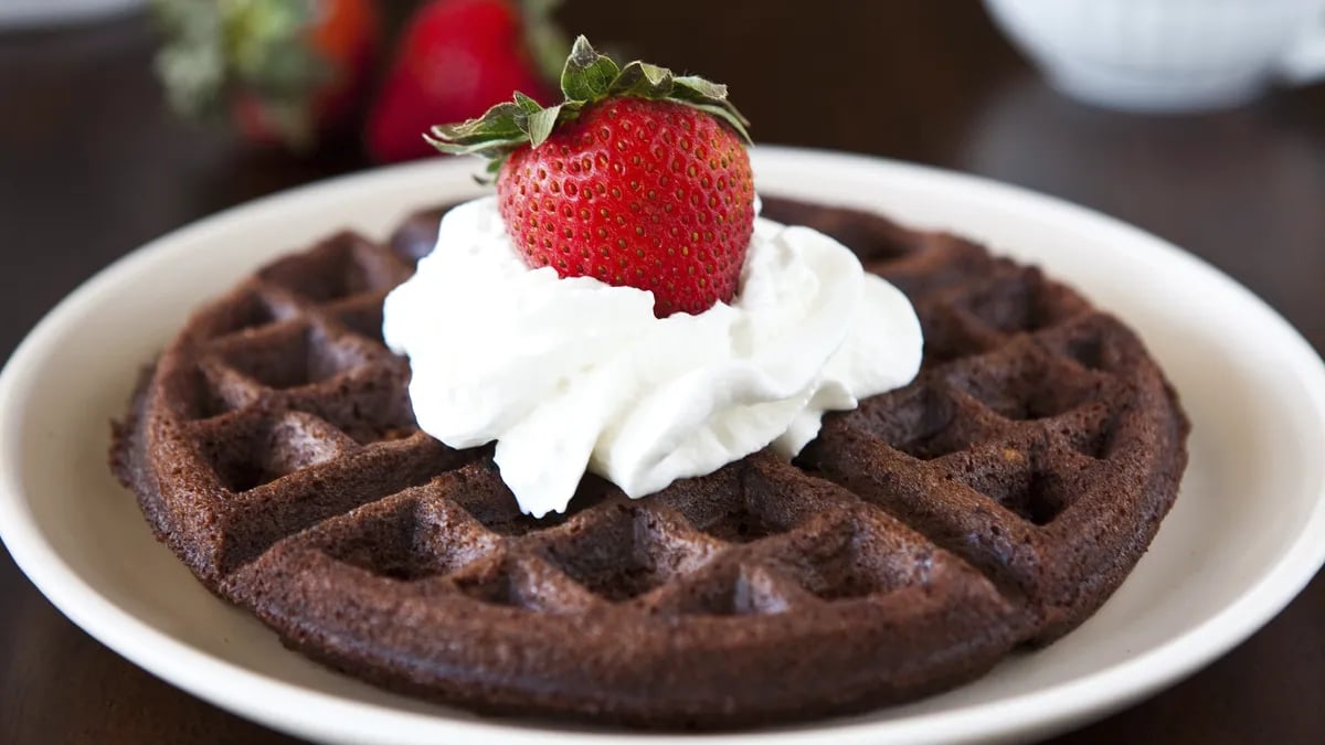 Brownie Batter Waffles