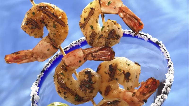 Grilled Margarita Shrimp for Two