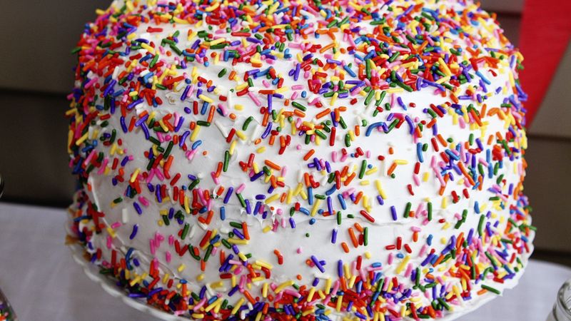 Sprinkle Layer Cake Recipe - BettyCrocker.com