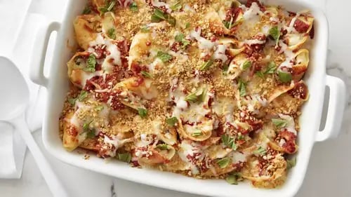 Chicken Parmesan-Stuffed Shells