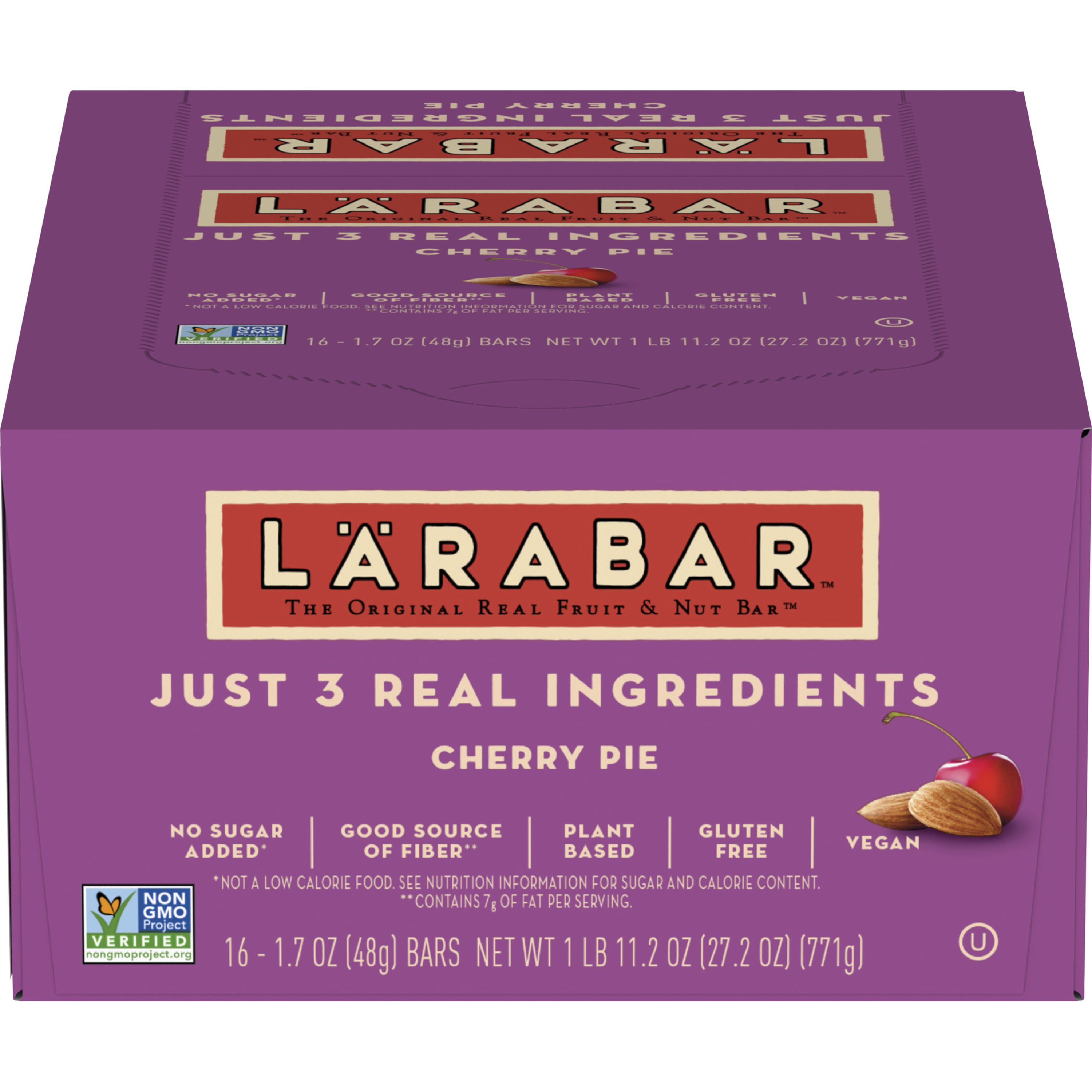 Front - 3D Larabar Wellness Bars Cherry Pie (16 ct) 1.7 oz