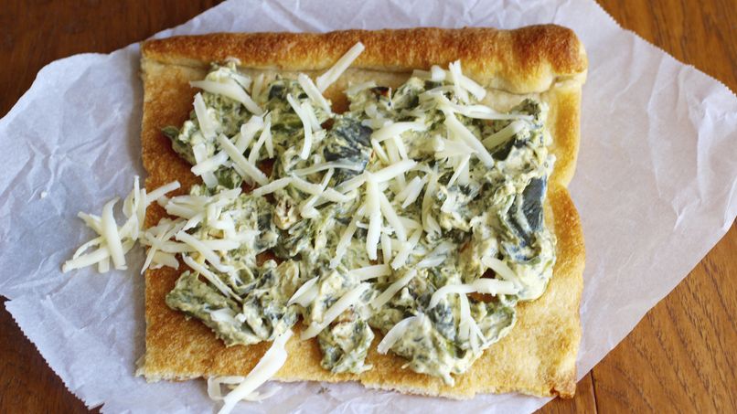 Grilled Pizza with Rajas Poblanas