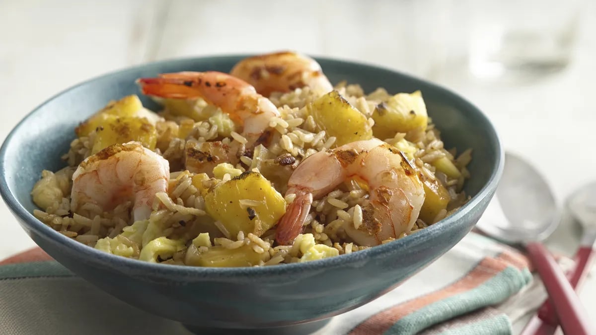 Shrimp and Pineapple Fried Rice