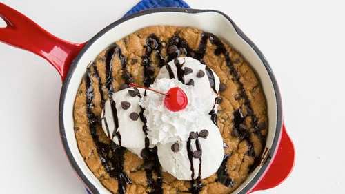 Skillet Cookie Sundae  Clean Eating with a Dirty Mind