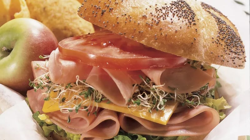 Honey-Mustard Ham Stacks