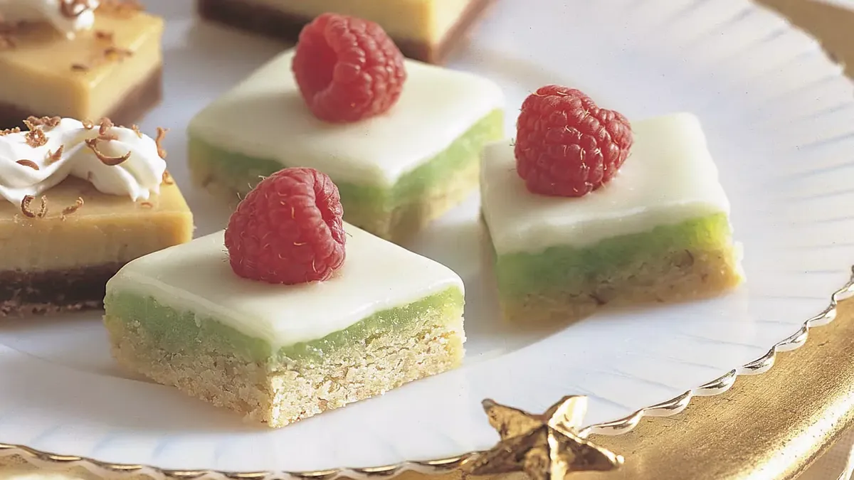 White Chocolate Lime Bars